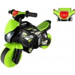 Teddies motorka zeleno-černá plast na baterie se světlem se zvukem v sáčku 36x53x74cm – Sleviste.cz