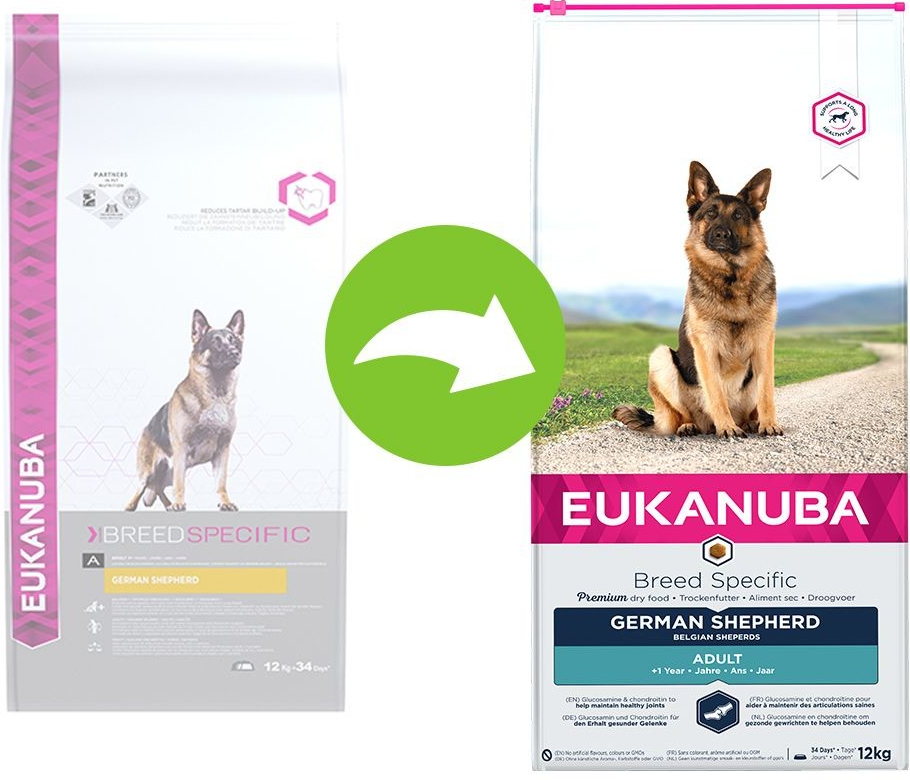 Eukanuba German Shepherd 2 x 12 kg