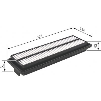 Vzduchový filtr BOSCH F 026 400 232 (F026400232) – Hledejceny.cz