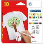 Sada popisovačů na textil Centropen 10 ks – Sleviste.cz