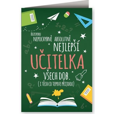 Nekupto Přání pro paní učitelku Tabule – Zboží Mobilmania