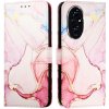 Pouzdro a kryt na mobilní telefon Honor PROTEMIO 79275 ART MARBLE Peněženkový pro Honor 200 ROSE GOLD