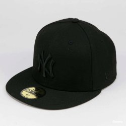 New Era Black On Black New York Yankees 59FIFTY Black černá / černá