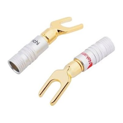 Nakamichi N0515FN Vidlička / Spade plug , zlacený barevná varianta Černá | Zboží Auto