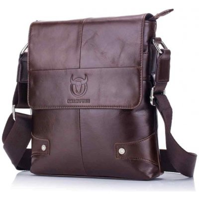 Bullcaptain pánská kožená messenger taška Folcuin Hnědá DJB033s2 – Hledejceny.cz