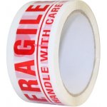 Tavobal Lepící páska 48 mm x 66 m s potiskem FRAGILE červeno-bílá – Hledejceny.cz