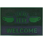 CurePink Gumová Friends Central Perk (60 x 40 cm) zelená [GP85482] – Zboží Dáma