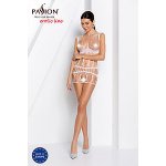 Passion Bodystocking BS089 Bílý – Zboží Dáma