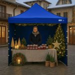 Aga Party nůžkový stánek 2 x 2 m modrý – Zbozi.Blesk.cz
