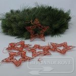 Drátěná hvězda vánoční 10 cm oranžová DK0230 – Hledejceny.cz