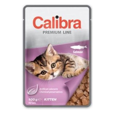 Calibra Premium Line Kitten Salmon 100 g – Hledejceny.cz