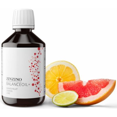 ZINZINO Nejkvalitnější OMEGA 3 RYBÍ OLEJ 300 ml Grepovo-limetková-citronová – Zboží Mobilmania