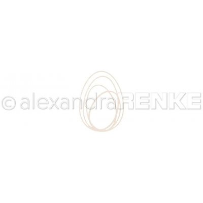 Alexandra Renke Vyřezávací šablona obrys vajíčka velké – Hledejceny.cz