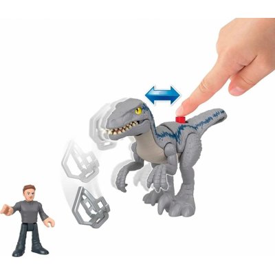 Mattel Fisher Price Imaginext Velociraptor Blue – Zboží Mobilmania