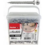 Šrouby do dřeva Fischer 5 x 60 mm 450 ks – Hledejceny.cz
