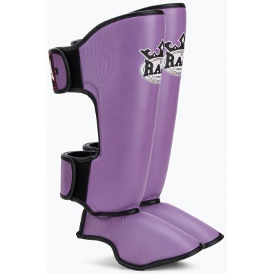 RAJA BOXING Chrániče holení a chodidel Lightweight Shin Guards Genuine Leather purple – Zboží Dáma