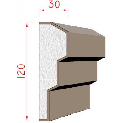 Dekora-Stuck Šambrána 120x30mm 311230 – Hledejceny.cz