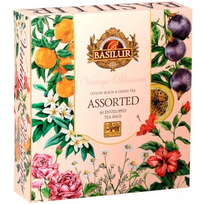 Basilur Vintage Blossoms Assorted 40 x 2 g