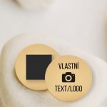 Dřevěná svatební magnetka s vlastním gravírováním | Zamilujsi.cz – Zboží Dáma