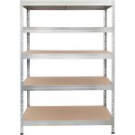Majster Regál Rivet 180 x 120 x 45 cm 5 polic zinek – HobbyKompas.cz