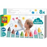 SES Creative Voskovky baby 8 barev do vany set 8ks do vody – Hledejceny.cz