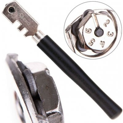 GEKO Řezačka na sklo, 6 řezných koleček 61549 G02697 – Hledejceny.cz