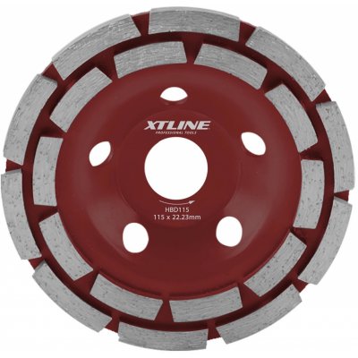 Xtline Kotouč diamantový brusný dvouřadý 115 mm HBD115 – Zboží Mobilmania