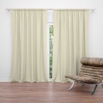 Sablio Závěs Bílá slonová kost: 2ks 140x250cm – Hledejceny.cz