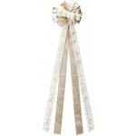 Home Styling Decoration Kokarda na špičku vánočního stromku krémově zlatá 130 × 33 cm – Hledejceny.cz