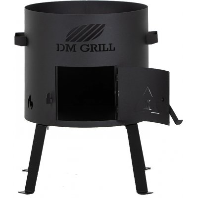 DM Grill Fergana 22, 45cm kotlina na kotlíky 22-25l, GR-083, 2mm ocel, topeniště