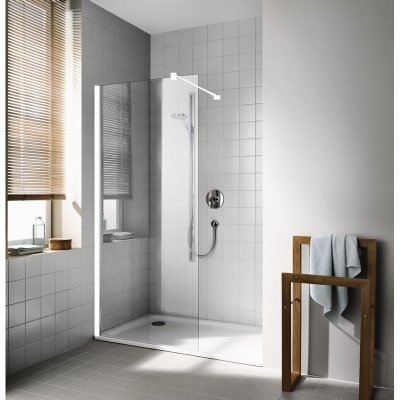 Kermi Cada XS CKP55 R550 bílý, čiré ESG sklo s úpravou CADAclean 90 x 90 x 200 cm