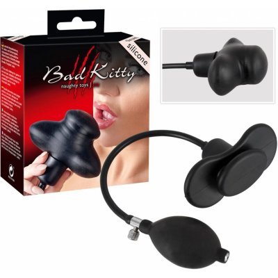 Bad Kitty Nafukovací silikonový roubík 12 x 5.5 cm – Zbozi.Blesk.cz