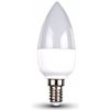 Žárovka V-TAC LED žárovka svíčka - 6W, E14, 2700K, 470lm, 200°