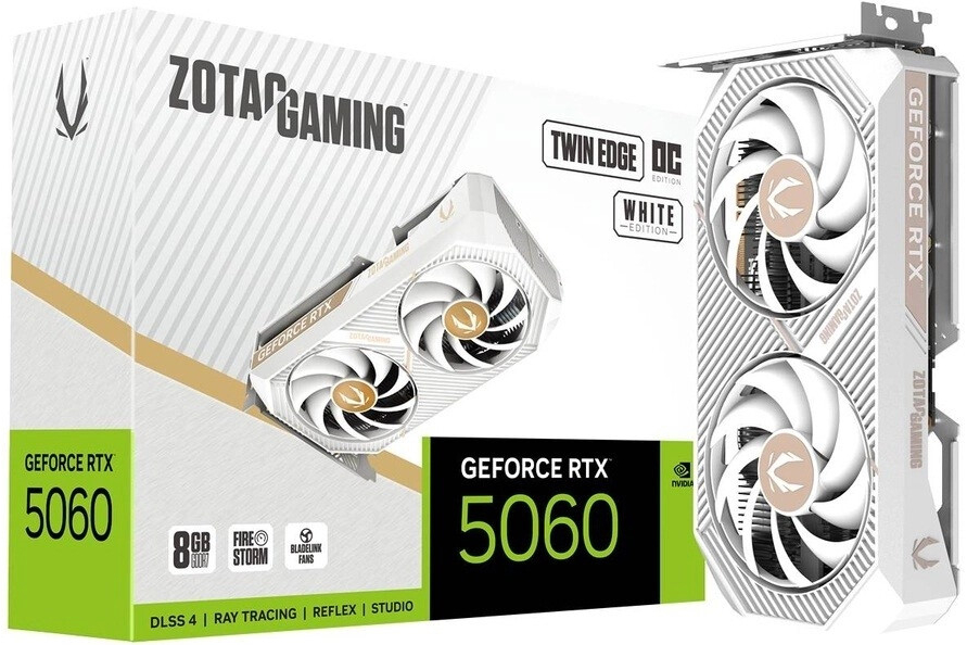 Zotac GeForce RTX 5060 GAMING Twin Edge OC White 8GB GDDR7 ZT-B50600Q-10M