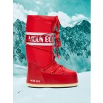 Moon Boot Nylon dámské sněhule red – Sleviste.cz