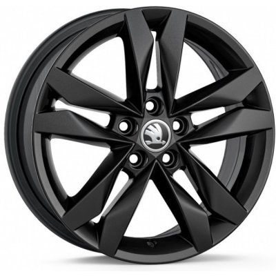 Škoda CANIS 6x16 5x100 ET45 black – Hledejceny.cz