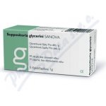 Sanova Suppositoria glycerini Glycerínové čípky 1 g 5 ks – Hledejceny.cz
