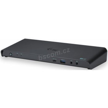 i-Tec USB 3.0 / USB-C / Thunderbolt 3, 3x 4K Docking Station + Power Delivery 85W CATRIPLE4KDOCKPD