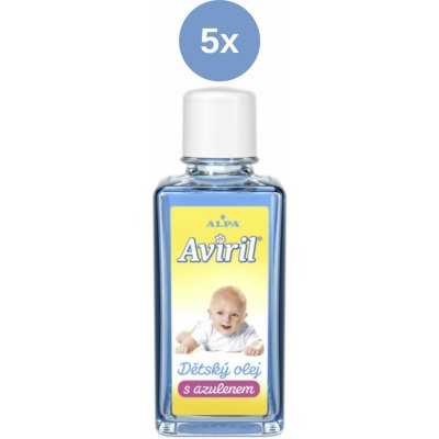 Aviril dětský olej s azulenem 5 x 50 ml – Hledejceny.cz