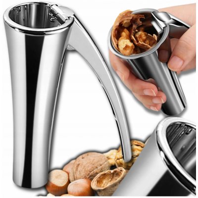 SOLIDNÍ Louskáček na ořechy, kovový OCEL - ROZLUŠTĚTE OŘECHY SNADNO – Sleviste.cz