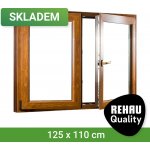 SKLADOVÁ-OKNA.cz se štulpem REHAU Smartline+ 1250 x 1100 – Sleviste.cz