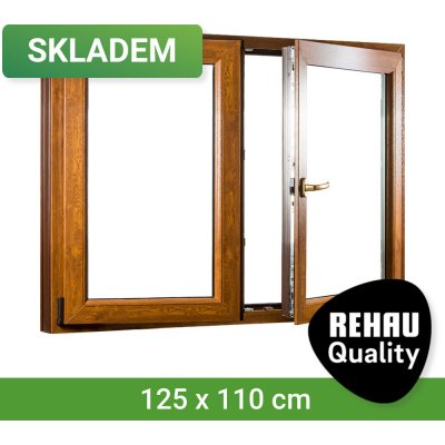 SKLADOVÁ-OKNA.cz se štulpem REHAU Smartline+ 1250 x 1100 – Sleviste.cz