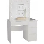 Top Nábytek toaletní stolek MARINA T/L+MIJ/P bílá – Zboží Dáma