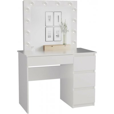 Top Nábytek toaletní stolek MARINA T/L+MIJ/P bílá – Zboží Dáma
