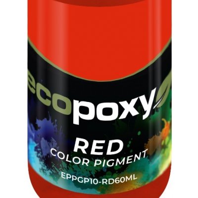 EcoPoxy Barevné pigmenty do pryskyřice červená 60 ml – Zbozi.Blesk.cz