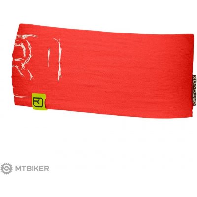 Ortovox 120 Tec Logo headband Coral – Zboží Mobilmania