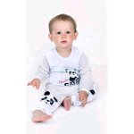 New Baby kojenecký kabátek Panda šedá – Zboží Mobilmania