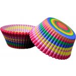 Cakesicq Cukrářský košíček duha 50x30mm 50ks – Zboží Dáma