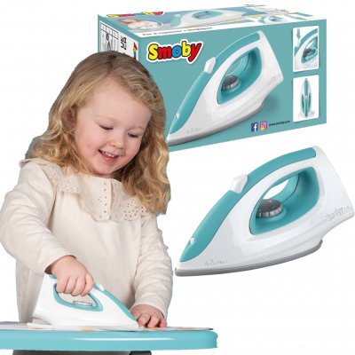 Smoby Žehlička pro děti Iron s mechanickým zvukem ovládání – Zboží Dáma