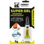 Debbex Sekundové gelové lepidlo SUPER GEL 3 g – Hledejceny.cz